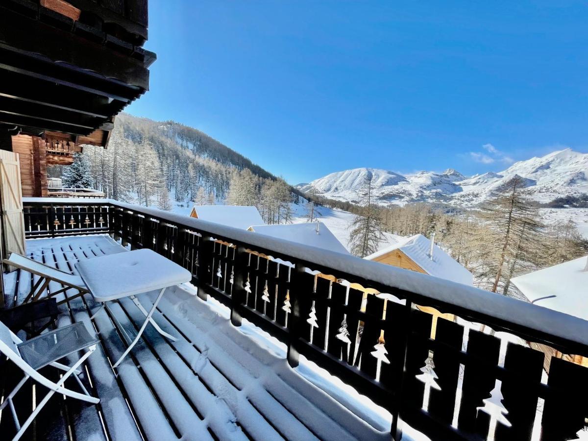 Chalet Aneloup Vue D'Exception A La Joue Du Loup Saint-Étienne-en-Dévoluy Buitenkant foto